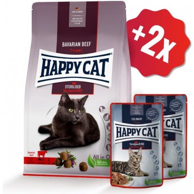 Happy Cat Sterilised Voralpen Rind 4 kg