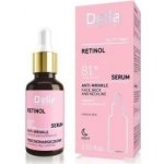 Delia Cosmetics Retinol protivráskové sérum na obličej krk a dekolt 30 ml – Hledejceny.cz