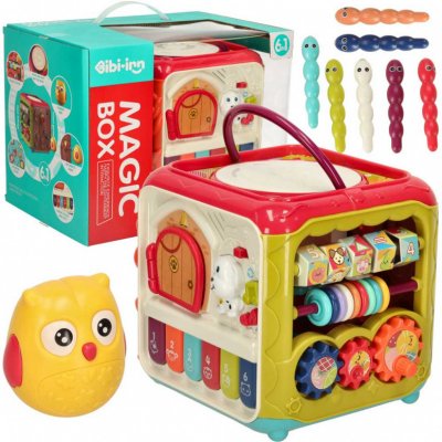 Bibi-inn vzdělávací interaktivní kostka Krmení ptáčků 6v1 – Sleviste.cz