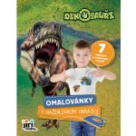 Jiri Models Omalovánka s nažehlovacími obrázky Dinosauři – Zboží Mobilmania