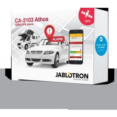 Sada GSM/GPS autoalarmu Jablotron CA-2103, CA-550, JA-185P a PLV-JA85PG – Sleviste.cz