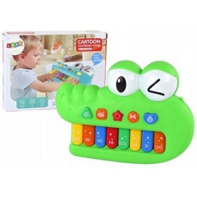 Organky Pianinko Vzdělávací Hudební Krokodýl Zelený – Zboží Mobilmania