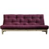 Pohovka Karup sofa Fresh *200 cm natural + futon bordeaux 710