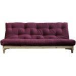 Karup sofa Fresh *200 cm natural + futon bordeaux 710
