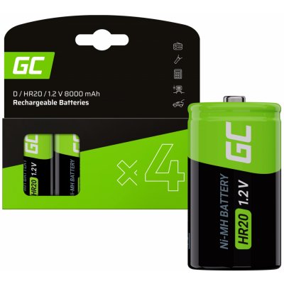 Green Cell D 8000mAh 4ks GR16 – Zboží Živě