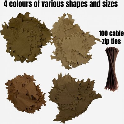 Kicking Mustang Maskovací listy Ghillie Leafs Světlá – Zboží Dáma