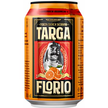 Targa Florio Limonáda pomeranč plech 6 x 330 ml