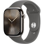 Apple Watch 46mm skálově šedý sportovní řemínek - M/L MXLY3ZM/A – Zboží Živě