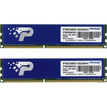 Patriot Signature Line DDR3 8GB 1333MHz CL9 (2x4GB) PSD38G1333KH