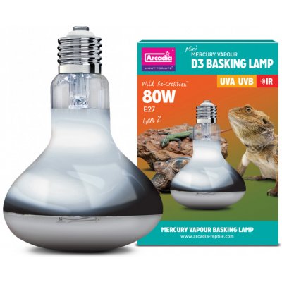 Arcadia D3 Basking Lamp 100 W – Hledejceny.cz