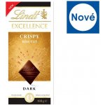 Lindt Excellence Hořká čokoláda s křupavými kousky sušenky 100 g – Zboží Dáma