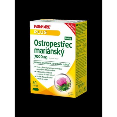 Walmark Ostropestřec mariánský 7000 mg FORTE 30 tablet