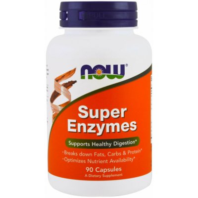 Now Foods Super Enzymes 90 tablet – Hledejceny.cz