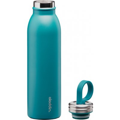Aladdin Borraccia Termica Thermavac Acciaio 0.55L Aqua Blue - Mantiene Freddo 9h, Isolamento Sottovuoto, Senza BPA, Lavabile In Lavastoviglie