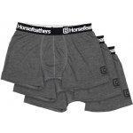 Horsefeathers boxerky Dynasty heather anthracite 3Pack – Zboží Dáma
