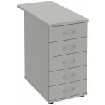Hobis K 35 C P 80 5 zásuvek podél 80 cm šedá – Hledejceny.cz