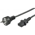goobay Kabel síťový, CEE 7/7(M) - IEC320 C13, s přímou vidlicí, 5m, černý (96037) - 19.92.0022 – Sleviste.cz