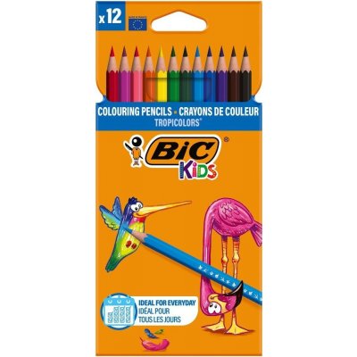 BiC Tropicolors 12 barev 83256611 – Zboží Živě