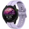 Řemínek k chytrým hodinkám PROTEMIO 87038 SILICONE Vyměnitelný řemínek pro Garmin Forerunner 255 Music fialový