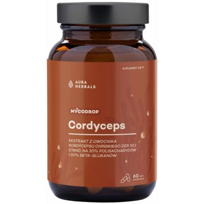 Aura Herbals Mycodrop Cordyceps 30:1 60 kapslí – Hledejceny.cz