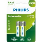 Philips AA 2600mAh 2ks R6B2A260/10 – Zboží Mobilmania