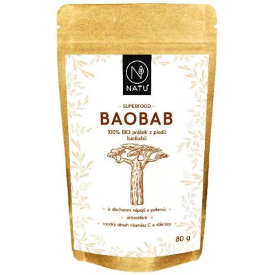 NATU Baobab BIO prášek 80 g