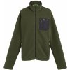 Pánská mikina Regatta Frankie Borg Fleece khaki/černá