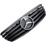 PROTEC Přední maska Mercedes W211 2002-2006 černá lesklá, chromový znak | Zboží Auto