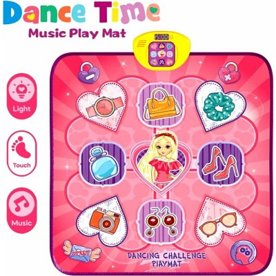 Bavytoy Taneční podložka růžová 100 x 87 cm – Zboží Živě