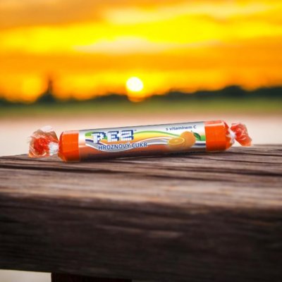 Pez hroznový cukr s vitamínem C pomeranč, 39 g – Zboží Dáma