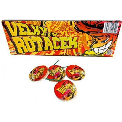 Dětská pyrotechnika VELKÝ ROTÁČEK 12ks – Zboží Mobilmania