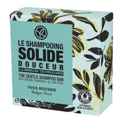 Yves Rocher Green Heroes tuhý šampon pro jemnou péči 60 g