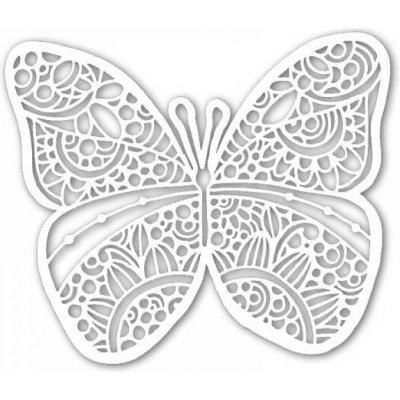 Šablona TCW 6aquot;x6aquot; (15,2x15,2 cm) - Sunny Butterfly The Crafter´s Workshop – Sleviste.cz