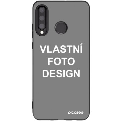 Picasee silikonový Huawei P30 Lite - Vlastní design/motiv černé – Zboží Živě