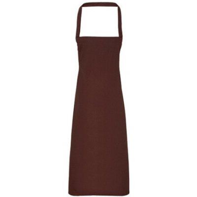 Premier Workwear Zástěra s laclem z biobavlny bez kapsy PR102 Brown Pantone 476 60x87cm – Hledejceny.cz