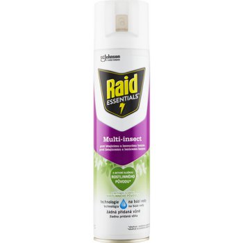 Raid Essentials Multi Insect Insekticid proti létajícímu a lezoucímu hmyzu spray 400 ml