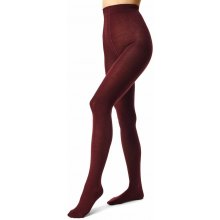 Woolee Vlnka Vlněné punčocháče Merino vínová