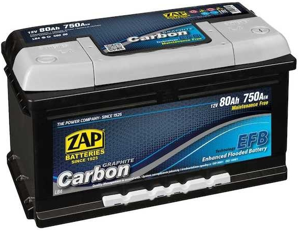 ZAP Carbon EFB 12V 80Ah 750A 58008
