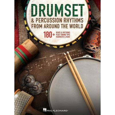 Drumset & Percussion Rhythms from Around the World noty na bicí, perkuse – Zbozi.Blesk.cz