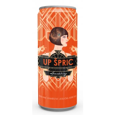 UP Špric aromatizovaný vinný nápoj sladké alk. 8% 0,25 l (plechovka) – Zboží Dáma
