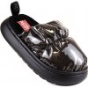 Dámské bačkory a domácí obuv Big Star dámské domácí pantofle metalické W INT1910 černé
