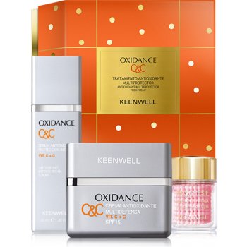 Keenwell Oxidance antioxidační ochranný krém SPF15 50 ml + antioxidační ochranné sérum 40 ml + gel na oční okolí 15 ml dárková sada