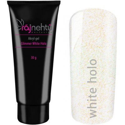Ráj nehtů Glimmer White Holo 30 g – Hledejceny.cz