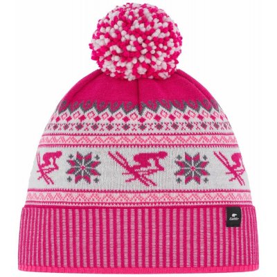 Eisbär Retroski Pompon MÜ Pink-Grau – Hledejceny.cz