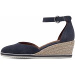 Tamaris 1-22319-44-800 Dámské sandály na klínku modré – Zboží Mobilmania