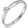 Prsteny iZlato Forever Briliantový zásnubní prsten z bílého zlata Stella IZBR1175A
