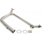 TA Technix downpipe bez katalyzátoru s termoizolační ochranou Porsche 718 Cayman / Boxter, S, GTS (982, od 2016) motor 2.0T + 2.5T
