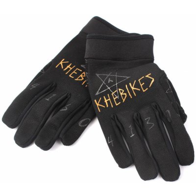 Khebikes Bmx rukavice 4130 Kids black – Zboží Mobilmania