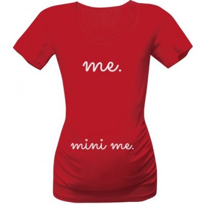 Tričko s potiskem me. mini me. dámské červená – Zbozi.Blesk.cz