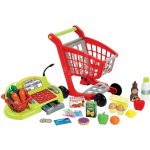 Écoiffier 1239 nákupní vozík a pokladna 100% CHEF s potravinami 44 doplňků – Zboží Mobilmania